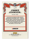 AUTOGRAPHED Jimmie Johnson 2022 Donruss Optic Racing SEVEN TIME (#48 Lowes Team) Signed NASCAR Collectible Trading Card with COA