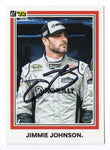 AUTOGRAPHED Jimmie Johnson 2022 Donruss Racing SEVEN TIME (#48 Kobalt Team) Signed NASCAR Collectible Trading Card with COA