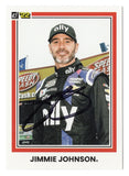 AUTOGRAPHED Jimmie Johnson 2022 Donruss Racing SUPERMAN (#48 Ally Team) Signed NASCAR Collectible Trading Card with COA