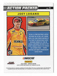 AUTOGRAPHED Joey Logano 2022 Donruss Racing ACTION PACKED Rare Insert Signed NASCAR Collectible Trading Card with COA