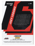 AUTOGRAPHED Joey Logano 2022 Donruss Racing PLAYOFFS ROUND OF 16 Rare Insert Signed NASCAR Collectible Trading Card with COA