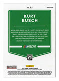 AUTOGRAPHED Kurt Busch 2022 Donruss Optic Racing RARE SILVER PRIZM (#1 Monster Team) Insert Signed NASCAR Collectible Trading Card with COA