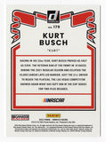 AUTOGRAPHED Kurt Busch 2022 Donruss Racing RARE RED PARALLEL (#1 Monster Team) Insert Signed NASCAR Collectible Trading Card #240/299 with COA