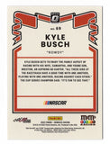 AUTOGRAPHED Kyle Busch 2022 Donruss Optic Racing ROWDY (#18 M&Ms Team) Signed NASCAR Collectible Trading Card with COA