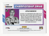 AUTOGRAPHED Kyle Busch 2022 Donruss Racing CHAMPIONSHIP DRIVE (#18 M&Ms Team) Signed NASCAR Collectible Trading Card with COA