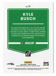 AUTOGRAPHED Kyle Busch 2022 Donruss Racing (#18 M&M's Driver) NASCAR Cup Series Signed NASCAR Collectible Trading Card with COA