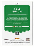 AUTOGRAPHED Kyle Busch 2022 Donruss Racing (#18 M&M's Driver) NASCAR Cup Series Signed NASCAR Collectible Trading Card with COA