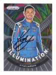 AUTOGRAPHED Kyle Larson 2021 Panini Prizm Racing ILLUMINATION (#5 Hendrick Motorsports) Insert Signed NASCAR Collectible Trading Card with COA