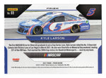 AUTOGRAPHED Kyle Larson 2021 Panini Prizm Racing RARE ORANGE PRIZM (#5 Hendrick Car) Rare Insert Signed NASCAR Collectible Trading Card with COA