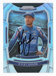 AUTOGRAPHED Kyle Larson 2021 Panini Prizm Racing RARE SILVER PRIZM (#5 Hendrick Motorsports) Insert Signed NASCAR Collectible Trading Card with COA