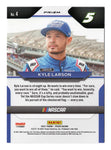 AUTOGRAPHED Kyle Larson 2021 Panini Prizm Racing RED & BLUE HYPER PRIZM (#5 Hendrick Team) Insert Signed NASCAR Collectible Trading Card with COA