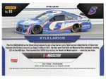 AUTOGRAPHED Kyle Larson 2021 Panini Prizm Racing WHEELS BLUE PRIZM (#5 Hendrick Car) Insert Signed NASCAR Collectible Trading Card with COA