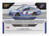 AUTOGRAPHED Kyle Larson 2021 Panini Prizm Racing WHEELS SILVER PRIZM (#5 Hendrick Car) Rare Insert Signed NASCAR Collectible Trading Card with COA