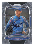 AUTOGRAPHED Kyle Larson 2021 Panini Prizm Racing (#5 Hendrick Motorsports) Black Ink Signed NASCAR Collectible Trading Card with COA