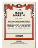 AUTOGRAPHED Mark Martin 2022 Donruss Optic Racing EPIC SWAG (#6 Valvoline) Daytona Win Signed Collectible NASCAR Trading Card with COA