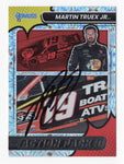 AUTOGRAPHED Martin Truex Jr. 2022 Donruss Racing ACTION PACKED Rare Insert Signed NASCAR Collectible Trading Card with COA