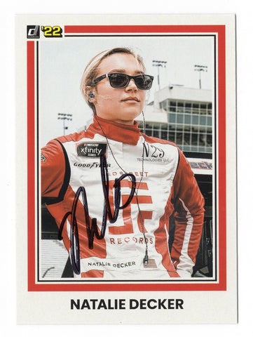 Decker Signature Natalie Decker Trading Cards – Trackside