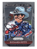 AUTOGRAPHED Richard Petty 2016 Panini Prizm Racing NASCAR HALL OF FAME (Cowboy Hat) Signed Collectible NASCAR Trading Card with COA