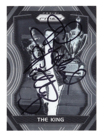 AUTOGRAPHED Richard Petty 2018 Panini Prizm Racing THE KING (Daytona 500 Victory) Signed Collectible NASCAR Trading Card with COA