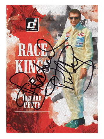 AUTOGRAPHED Richard Petty 2019 Donruss Racing RACE KINGS (#43 STP Team) Signed Collectible NASCAR Trading Card with COA