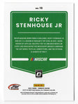 AUTOGRAPHED Ricky Stenhouse Jr. 2022 Donruss Optic Racing (#47 JTG Daugherty Team) Signed NASCAR Collectible Trading Card with COA