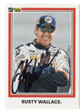 AUTOGRAPHED Rusty Wallace 2022 Donruss Racing (#2 Miller Lite) Team Penske Signed Collectible NASCAR Trading Card with COA