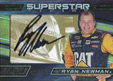 AUTOGRAPHED Ryan Newman 2016 Panini Torque Racing SUPERSTAR VISION Gold Parallel Insert Signed Collectible NASCAR Trading Card #110/199 with COA