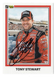 AUTOGRAPHED Tony Stewart 2022 Donruss Racing THE RUSHVILLE ROCKET (#14 Office Depot Team) Signed NASCAR Collectible Trading Card with COA