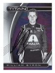 AUTOGRAPHED William Byron 2021 Panini Chronicles Racing TITAN (#24 Axalta Team) Signed NASCAR Collectible Trading Card with COA