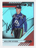 AUTOGRAPHED William Byron 2021 Panini Chronicles XR Racing (#24 Axalta Team) Signed NASCAR Collectible Trading Card with COA