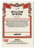 AUTOGRAPHED William Byron 2022 Donruss Optic Racing RARE SILVER PRIZM (#24 Axalta Team) Insert Signed NASCAR Collectible Trading Card with COA