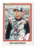 AUTOGRAPHED William Byron 2022 Donruss Racing (#24 Liberty University Team) Signed NASCAR Collectible Trading Card with COA