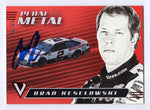 AUTOGRAPHED Brad Keselowski 2021 Panini Chronicles Black Racing PEDAL TO THE METAL (Rare Red Parallel) Insert Signed Collectible NASCAR Trading Card with COA #96/99
