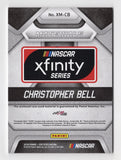 AUTOGRAPHED Christopher Bell 2018 Panini Certified Racing MATERIALS (Race-Used Firesuit) Xfinity Series Memorabilia Signed NASCAR Collectible Trading Card with COA #10/49