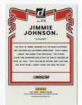 AUTOGRAPHED Jimmie Johnson 2022 Donruss Racing CHAMP (#48 Lowes For Pros) Rare Green Parallel Insert Signed NASCAR Collectible Trading Card #72/99 with COA