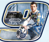 AUTOGRAPHED 2018 Chase Elliott #9 Kelley Blue Book Racing KBB (Hendrick Motorsports) Monster Energy Cup Series Signed Collectible Picture 8X8.5 Inch NASCAR Hero Card Photo with COA