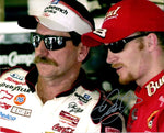 AUTOGRAPHED 2000 Dale Earnhardt Jr. #8 Budweiser Racing FATHER & SON GARAGE TALK (Rookie Season) Winston Cup Series Vintage Signed Collectible Picture 8X10 Inch NASCAR Glossy Photo with COA