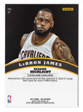 LeBron James 2017 Panini The National Basketball SILVER PRIZM PARALLEL Rare Cleveland Cavaliers Collectible The National Convention VIP Party Insert Trading Card #37