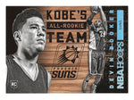 Devin Booker 2015-16 Panini NBA Hoops Basketball KOBE'S ALL-ROOKIE TEAM Ultra Rare Phoenix Suns Official Rookie Insert Trading Card #4