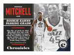 Donovan Mitchell 2018 Panini Chronicles Basketball OFFICIAL ROOKIE Rare Utah Jazz Insert Trading Card #123