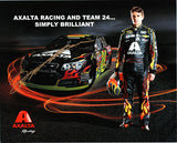 AUTOGRAPHED 2014 Jeff Gordon #24 Axalta Chevrolet Racing (Hendrick Motorsports) Sprint Cup Series Signed Collectible Picture 8X10 Inch NASCAR Hero Card Photo with COA