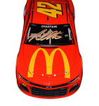 AUTOGRAPHED 2021 Ross Chastain #42 McDonalds Racing DARLINGTON THROWBACK (Ganassi Team) Signed Lionel 1/24 Scale NASCAR Diecast Car with COA